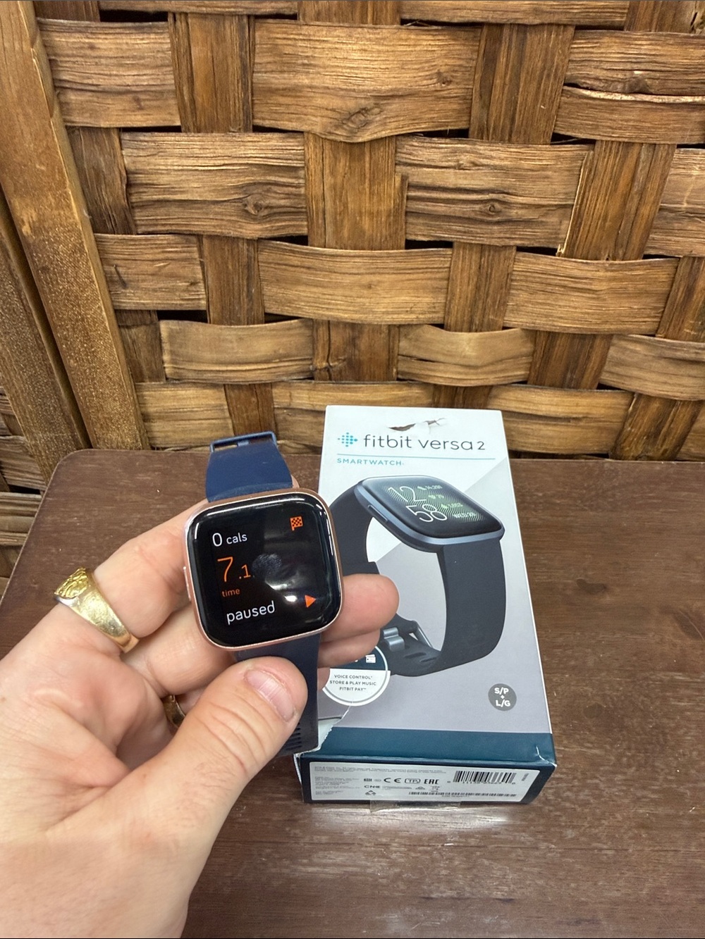 fitbit Versa 2 Smartwatch - Navy